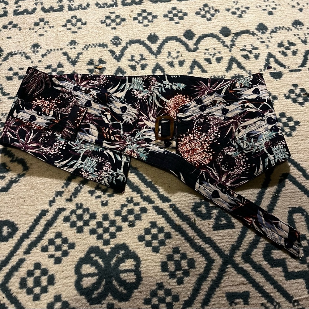 Chufy Purple White Obi Mia Belt OS